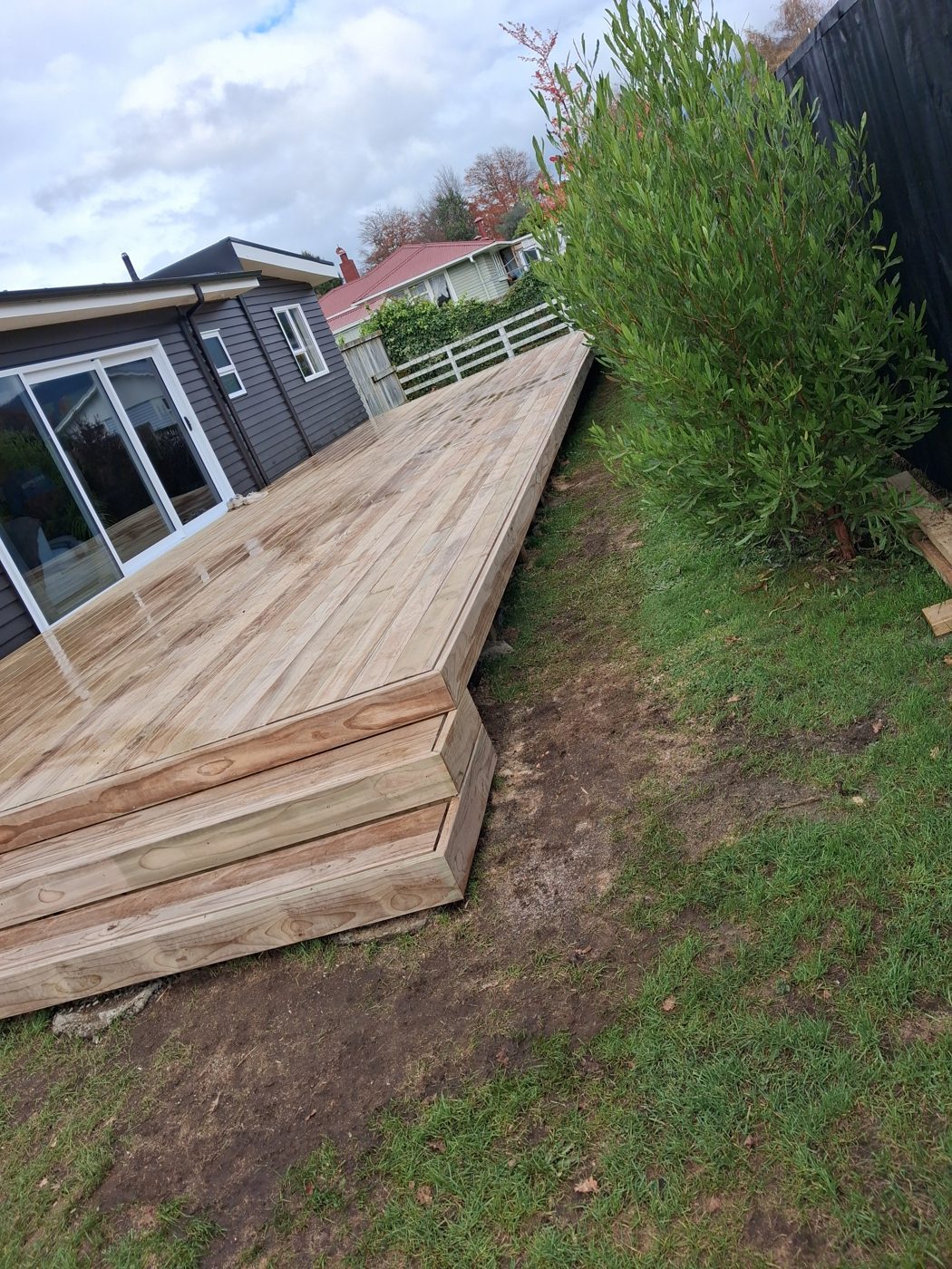 14 x 4.2m timber deck — Turangi
